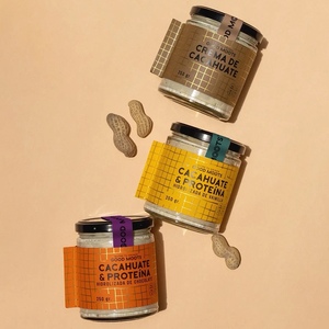 Bán Buôn 350Ml 12Oz Rõ Ràng Rộng Miệng Lọ Thủy Tinh Phẳng Hình Dạng Nước Sốt Canning Mứt Nến Mật Ong Gia Vị Salsa Lưu Trữ <span class=keywords><strong>Jar</strong></span> - Product Image 2