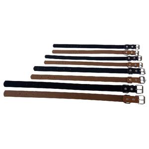 Venta al por mayor del fabricante de café negro ajustable perro <span class=keywords><strong>collar</strong></span> de cuero - Product Image 3