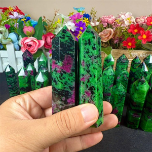 Bán Buôn Hot Bán <span class=keywords><strong>Ruby</strong></span> Điểm Thời Trang Trang Trí Nội Thất Pha Lê Thủ Công Tình Yêu Của <span class=keywords><strong>Ruby</strong></span> Trong Zoisite Tháp Cho Quà Tặng Quà Lưu Niệm - Product Image 2