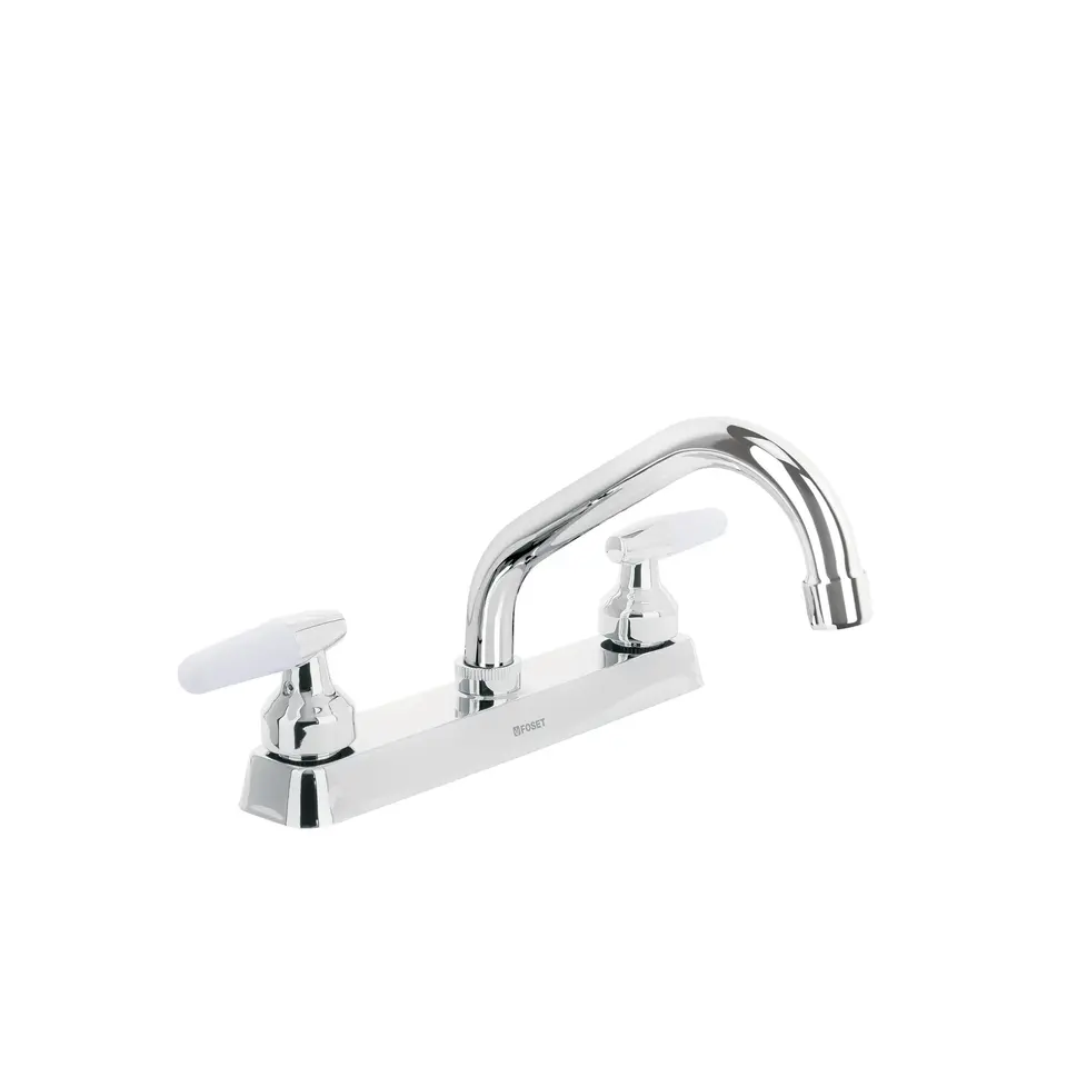Master with 24 units 8' Chrome Sink Mixer, Short Neck, Cone, BASIC