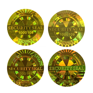 Muestra gratuita al por mayor, pegatinas holográficas láser impermeables personalizadas, pegatina troquelada con logotipo, pegatina holográfica - Product Image 1