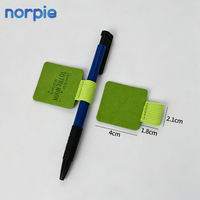Carnet en cuir PU avec boucle pour stylo, gravure laser vert herbe, pour prise de notes au bureau, vente en gros par lots, avec sangle et clip pour agenda
