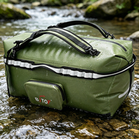 Grand sac de voyage marin 80L 840D en TPU PVC imperméable et résistant pour le camping et le kayak