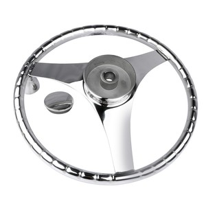 Volante de barco de acero inoxidable 316 para yate, barco de pesca, lancha rápida, piezas marinas, control de dirección hidráulico - Product Image 1