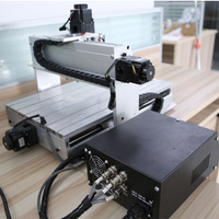 Offre Spéciale petit routeur CNC 300w moteur de broche bureau 3 axes CNC routeur 3040 pour CNC bois métal routeur Machine