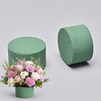 Mousse florale cylindrique en gros pour arrangements de fleurs fraîches et décoration de tables de mariage
