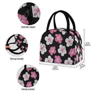Sac à déjeuner pour enfants style hawaïen, sac isotherme imperméable en aluminium, sac à repas portable pour pique-nique - Product Image 3