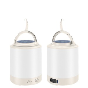 Solar <b>Camping</b> <b>Lantern</b> CH-23061-A <b>LED</b> RGB Rechargeable Outdoor Light For Tent <b>Camping</b> - Product Image 2