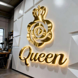 Enseigne en métal <span class=keywords><strong>Guinness</strong></span> en acier inoxydable pour intérieur et extérieur, signalétique murale 3D, lettres en acrylique éclairées par LED, enseigne personnalisée avec logo pour entreprise - Product Image 4
