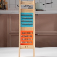 2-in-1 groentehakker mandoline snijmachine 25mm medium 45mm extra groot julienne houten keuken gadget