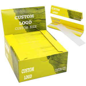 Customizable Wholesale Slow Burning 100% Natural Gum Arabic Unblenched Kingsize Smoking <b>Rolling</b> <b>Paper</b> smoking accessories - Product Image 6