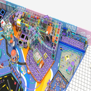 Aire <span class=keywords><strong>de</strong></span> jeux intérieure pour enfants Installations d'amusement pour enfants Château coquin Parc d'attractions pour enfants Labyrinthes avec parcours <span class=keywords><strong>de</strong></span> corde - Product Image 2