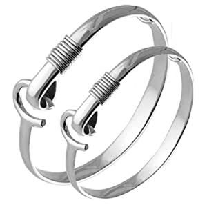 Bangle <b>Bracelets</b> Bangle Silver Sterling <b>Bracelet</b> <b>Womens</b> Bangle Sterling <b>Bracelet</b> for Men - Product Image 2
