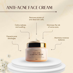 Nouvelle crème clarifiante anti-acné - Sans silicone, sans paraben, sans sulfate, sans huile, étiquette privée disponible, soin naturel de l'acné - Product Image 3