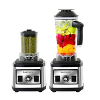 Mixeur sur socle 2000W haute vitesse, 4 lames, pour smoothies, usage intensif, machine de cuisine 4L, usage domestique, 5 vitesses