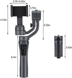 <span class=keywords><strong>2022</strong></span> F6 3 axes-stabilisateur de poignée de cardan <span class=keywords><strong>Smartphone</strong></span> cardan <span class=keywords><strong>pour</strong></span> Vlogging sécurité portable extérieur 3 axes boîte noir 250 10M - Product Image 3