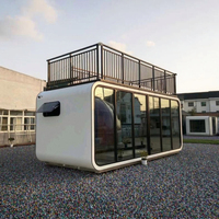 Maisons préfabriquées en acier, type Apple Cabin, pour hôtels, complexes hôteliers, parcs, appartements, centres commerciaux, avec installation facile