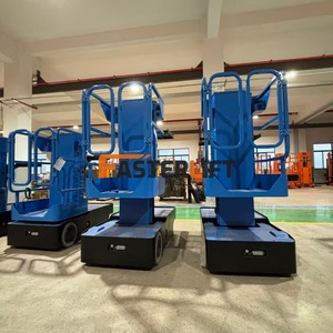 アンナ運転可能な高架作業プラットフォーム自己推進倉庫パッケージスタンドオン電気注文ピッカーリフト - Product Image 1