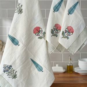Toalla Corporal de Alta Calidad Ecológica 100% Algodón de Color Sólido Bordada para Uso en Hoteles / Toalla de Cocina y para Platos - Product Image 3