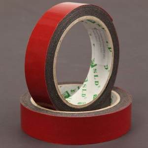 Ruban adhésif double face en mousse PE <span class=keywords><strong>noire</strong></span> 4 mm x 50 m, grand rouleau, ruban de montage de haute qualité pour moustiquaire - Product Image 3