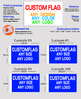 Drapeaux personnalisés double face en polyester, mât télescopique en aluminium et carbone réglable avec base pour utilisation intérieure en conférence