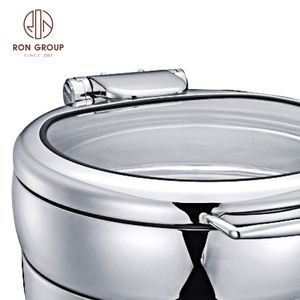 Juego de platos de acero inoxidable para decoración de Catering, calentador de comida para Bar, <span class=keywords><strong>Buffet</strong></span>, boda, Hotel - Product Image 4