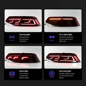 Dedicated to 16-19 B8 New 12V Red LED Taillight Assembly Modification Upgrade for B8.5 Trend B8 Red Lens LED Taillight Dedicated - Product Image 3