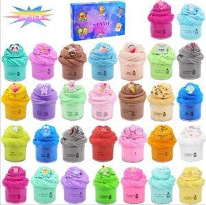 2023 Eco-Friendly Diy Playdough Kit De Toy Making Slime A Charm Toys Set Glue Activator Unicorn Slime Kit For Kids Girls