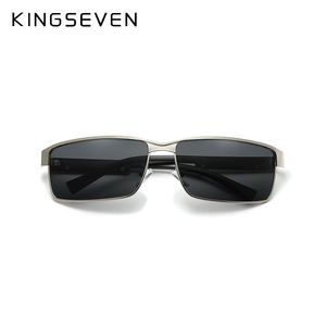 KINGSEVEN Stainless Steel Frame Polarized UV400 Sun Glasses Men's Eyewear Shades 7756 with <strong>TAC</strong> Lenses Designed for Men - Product Image 5