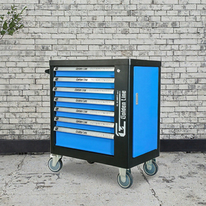 Gabinete de Acero con 7 Cajones Personalizable y con Cerradura, OEM/OBM, para Taller de Reparación de Automóviles, Almacenamiento en Garaje, Modelo Golden Line GL3307-E - Product Image 3