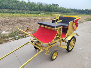 Mới nhất màu đen bốn bánh xe ngựa vận chuyển/dễ thương Pony vận chuyển/tuyệt vời ngựa Buggy - Product Image 2