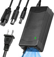 Pengisi Daya Baterai Li-ion Skuter Listrik Kabbol 54.6V 2-3A Pengisian Cepat 5 Colokan Universal EU/US Model Desktop AC F120