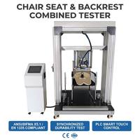 Machine d'essai de fatigue pour roulettes de chaise industrielle et de bureau, type disque, évaluant la durée de vie des roulettes pivotantes sous charge de roulement
