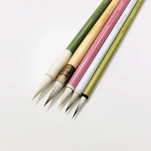 Xin Bowen 5pcs pinceaux de peinture ronds en vrac pinceaux de <span class=keywords><strong>calligraphie</strong></span> chinoise Logo personnalisé disponible pour les fournisseurs d'art - Product Image 4