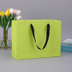 Sacs et enveloppes cadeaux élégants personnalisés sac en papier de carton Sacs en papier à provisions Sacs cadeaux pour petites entreprises - Product Image 3