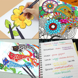 Stylo feutre FOSKA 0.4 mm à encre pigmentée colorée et imperméable pour artistes, croquis, <span class=keywords><strong>manga</strong></span>, aquarelle, calligraphie et traçage de détails - Product Image 6