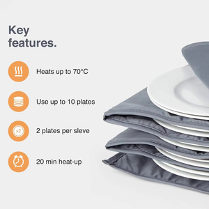 <span class=keywords><strong>Chauffe</strong></span>-plat électrique domestique à double isolation pouvant accueillir jusqu'à 10 <span class=keywords><strong>assiettes</strong></span> - Product Image 2