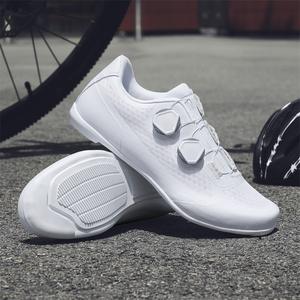 Scarpe da Ciclismo Professionali da Uomo e Donna Traspiranti con Suola in Gomma per Bici da Corsa con Aggancio Automatico Personalizzabili - Product Image 1