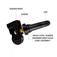 Vente en gros Autel MX-Sensor OE remplacement universel TPMS système de surveillance de la pression des pneus capteur 433MHZ/315MHZ