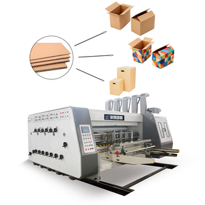 Máquina Impresora, Ranuradora y Troqueladora de Cajas de Cartón Automática Yangli, Impresión Digital en Cartón Corrugado, Modelo Czyl-d para Fabricación de Cajas - Product Image 1