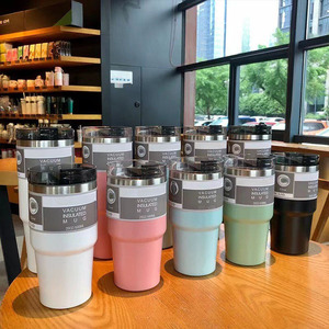 Custom Logo 30oz 18/8 304 Stainless Steel Double Wall Vacuum Insulated Tumbler with Lid LED Temperature Display BPA Free - Product Image 5