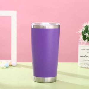 20oz Double Wall Vacuum Insulated Tumbler Stainless Steel <b>Cup</b> with Lid Straw Laser Engraved Logo Custom - Product Image 3