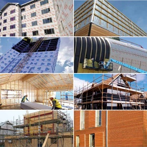 Membrana Impermeable Ecológica para Techos, Revestimiento Sintético para Techos, Envolturas para Casas con Drenaje - Product Image 5