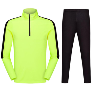 Maillot de survêtement noir de la meilleure qualité pour l'entraînement des hommes, veste de football en polyester, survêtement de football en polyester, ensemble de 2 pièces - Product Image 3