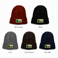 Bonnet tricoté rétro à motif forestier, polyvalent, résistant au vent, chaud et doux, idéal pour la randonnée en montagne et les aventures en plein air