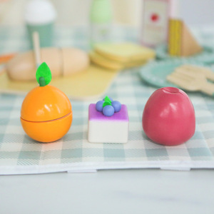 Elisyia Nouveau design créatif Ensemble de jouets <span class=keywords><strong>en</strong></span> <span class=keywords><strong>bois</strong></span> de <span class=keywords><strong>cuisine</strong></span> avec pâtisserie pour pique-nique pour enfants, tout-petits, garçons et filles, Fabricant direct du Zhejiang - Product Image 6
