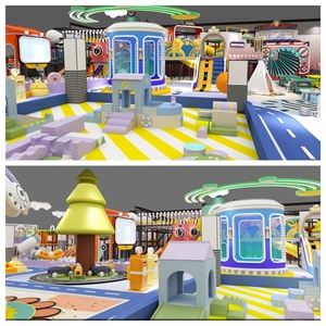 Centro de Juegos Interior Personalizado de 2000 m² para Niños, Castillo Inflable, Laberinto Grande, Área de Juegos Suave para Niños, para Centros Comerciales y Parques de Aventuras - Product Image 3