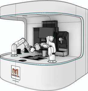 Professional 6 Axis Smart Retail Robot Arm Automation Vending Machine <strong>Cafe</strong> Robot <strong>Franke</strong> Thermoelectric Cooling 150-200 Capacity - Product Image 5