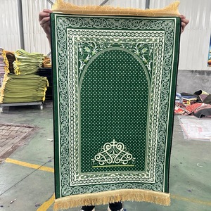 Tappeto Quadrato in Stile Etnico <span class=keywords><strong>per</strong></span> la Casa, Facile <span class=keywords><strong>da</strong></span> Pulire, in Velluto Cristallo Stampato, con Nappe su Entrambi i Lati, <span class=keywords><strong>per</strong></span> Preghiera e Culto, Dropshipping - Product Image 1