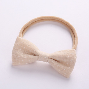 Diademas Elásticas con Nudo para Niñas, Lindas Diademas con Estrellas y Lunares, Accesorios para el Cabello <span class=keywords><strong>de</strong></span> Algodón y Lino, Anillos para el Cabello, Diademas para Niñas - Product Image 6